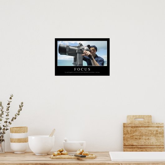 Nadruk: Inspirerend Citaat 2 Poster (Keuken)