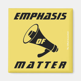 "Nadruk van de zaak" Magneet