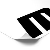 "Nadruk van de zaak" Poster (Hoek)