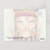 Nadya - Fairy girl Cthulhu Briefkaart (Achterkant)