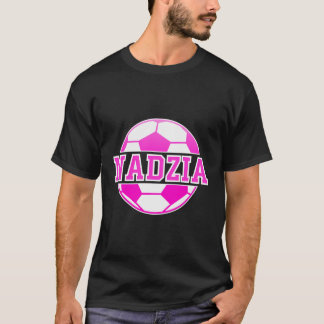 Nadzia Naam Meisjes Voetbal Spelen Football Sport  T-shirt