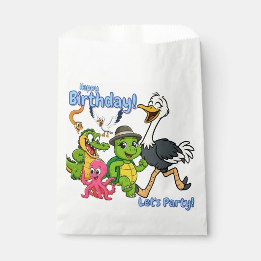 Nae Nae and Lulu Birthday Favor Bags Bedankzakje (Voorkant)