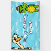 Nae Nae & Lulu Adventures Birthday Banner (Verticaal)