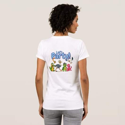 Nae Nae & Lulu Adventures Birthday Mom Tshirt (Achterkant volledig)