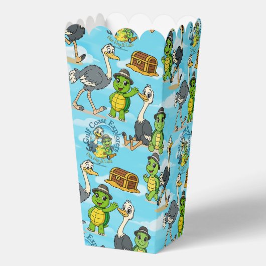 Nae Nae & Lulu Adventures Favor Box Bedankdoosjes (Achterkant)