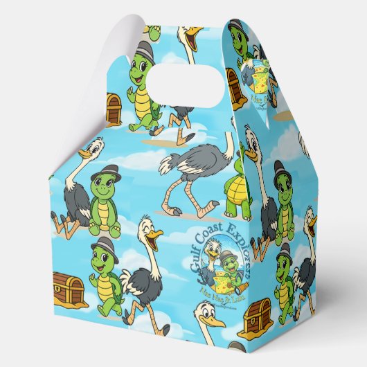 Nae Nae & Lulu Adventures Favor Box Bedankdoosjes (Voorkant)