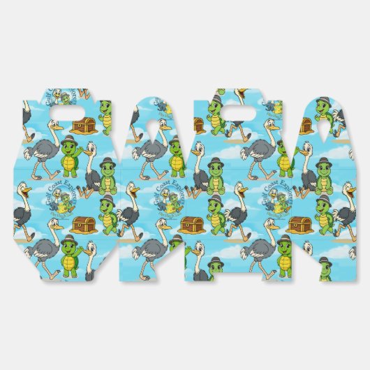 Nae Nae & Lulu Adventures Favor Box Bedankdoosjes (Ongevouwen)