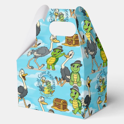 Nae Nae & Lulu Adventures Favor Box Bedankdoosjes (Achterkant)