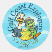 Nae Nae & Lulu Adventures Large Stickers (Voorkant)