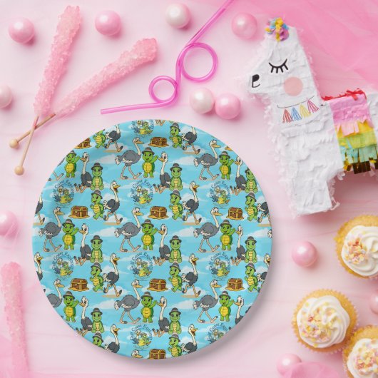 Nae Nae & Lulu Adventures Paper Plate Papieren Bordje (Feest)