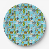 Nae Nae & Lulu Adventures Paper Plate Papieren Bordje (Voorkant)