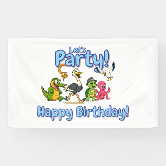 Nae Nae & Lulu Adventures Party Banner (Horizontaal)