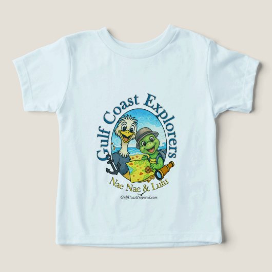Nae Nae & Lulu Adventures Toddler T-Shirt (Design voorkant)