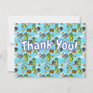 Nae Nae & Lulu Avonturen Bedankkaart Briefkaart