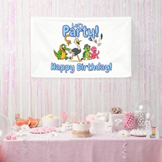 Nae Nae & Lulu Avonturen Feest Banner (Feest)