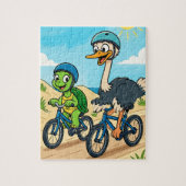 Nae Nae & Lulu Avonturen Fietsrit Puzzel (Verticaal)