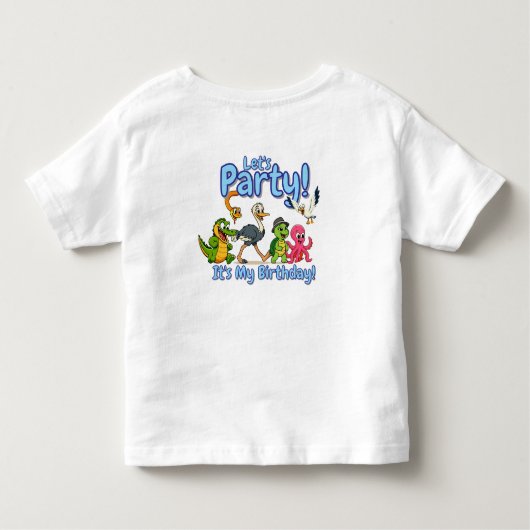 Nae Nae & Lulu Birthday Kid T-shirt (Achterkant)