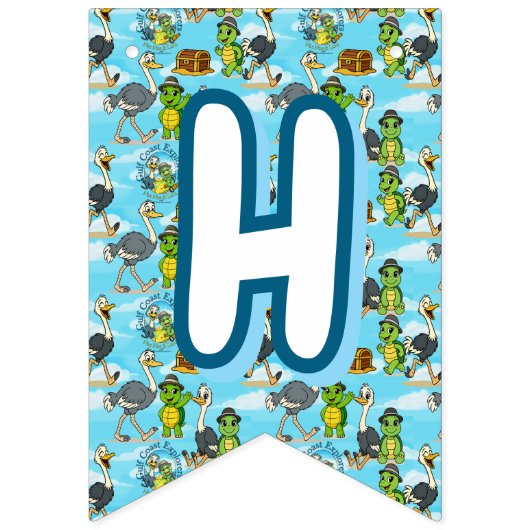 Nae Nae & Lulu BirthdayBbunting Banner (Tweede vlag)