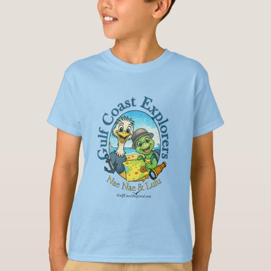 Nae Nae & Lulu Gulf Coast Explorers  T-Shirt (Voorkant)