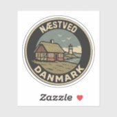 Næstved, Denemarken Danmark Sticker (Vel)