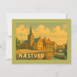 Næstved Denemarken Kerk Briefkaart