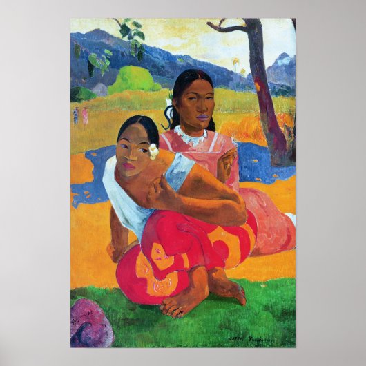 Nafea F, 1892 Poster (Voorkant)