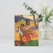 "Nafea Faa Ipoipo" - Paul Gauguin Briefkaart (Staand voorkant)