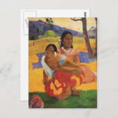 "Nafea Faa Ipoipo" - Paul Gauguin Briefkaart (Voorkant / Achterkant)