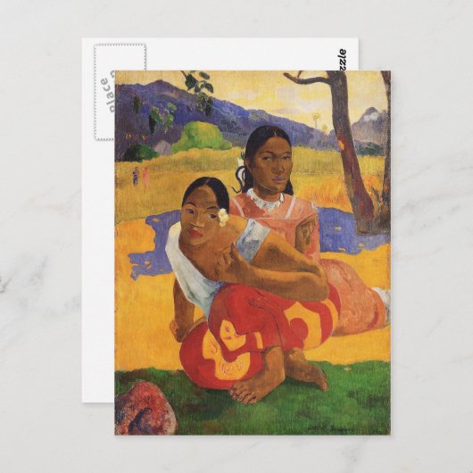 "Nafea Faa Ipoipo" - Paul Gauguin Briefkaart (Voorkant / Achterkant)