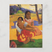 "Nafea Faa Ipoipo" - Paul Gauguin Briefkaart (Voorkant)
