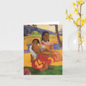 "Nafea Faa Ipoipo" - Paul Gauguin Kaart (Gele Bloem)