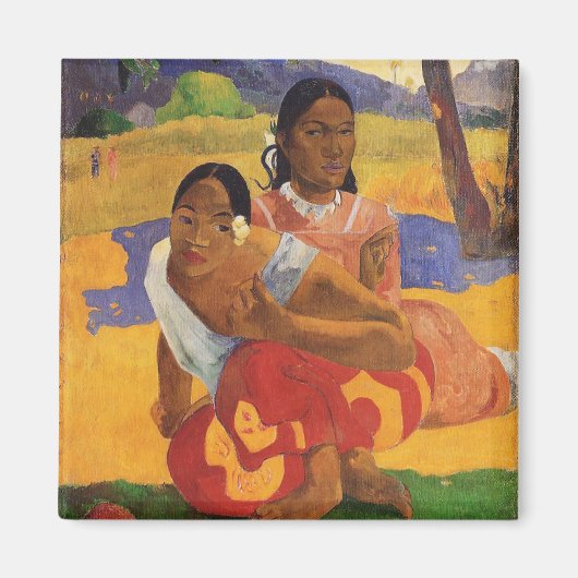 'Nafea Faa Ipoipo' - Paul Gauguin Magneet (Voorkant)