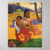 Nafea Faa Ipoipo - Paul Gauguin Print (Voorkant)