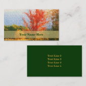 Nafelijke bomen die het Visitekaartje van de Natuu (Voorkant / Achterkant)