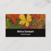 Nafelijke kleuren foto's visitekaartje (Voorkant)