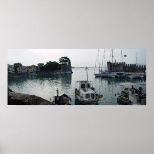 Nafpaktos' havenhaven poster