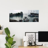 Nafpaktos' havenhaven poster (Thuiskantoor)