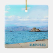 Nafplio Greece Souvenir Ornament (Achterkant)