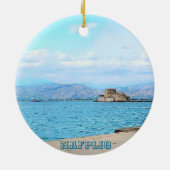 Nafplio Greece Souvenir Ornament (Achterkant)