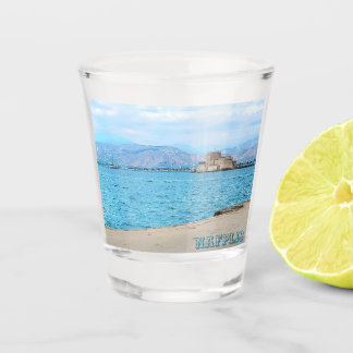 Nafplio Greece Souvenir Shot Glass Glas