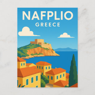 Nafplio Griekenland Decoratief Dromerig Briefkaart