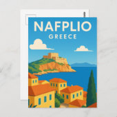 Nafplio Griekenland Decoratief Dromerig Briefkaart (Voorkant / Achterkant)