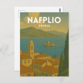 Nafplio Griekenland reis Briefkaart (Voorkant / Achterkant)