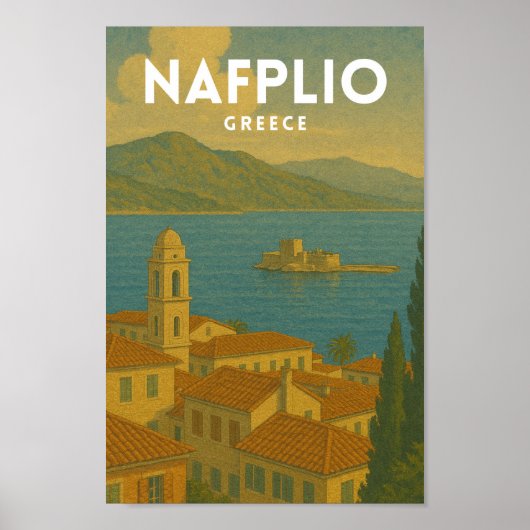 Nafplio Griekenland  reis Poster (Voorkant)