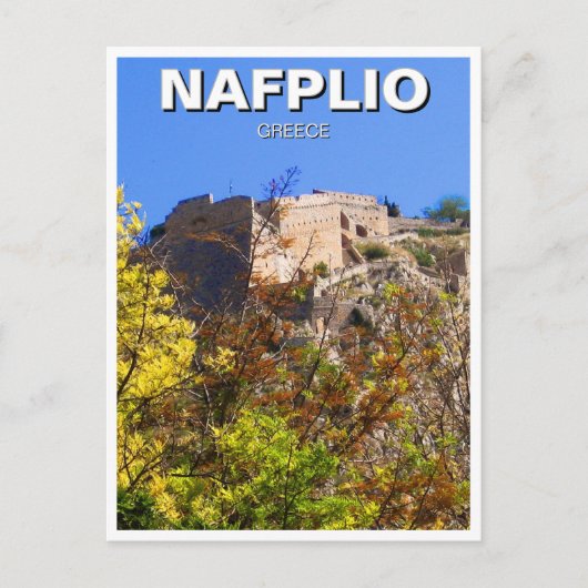 Nafplio Griekenland Reizen Briefkaart (Voorkant)