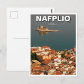 Nafplio Griekenland Reizen Briefkaart (Voorkant / Achterkant)