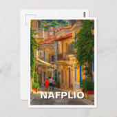 Nafplio Griekenland Reizen Briefkaart (Voorkant / Achterkant)