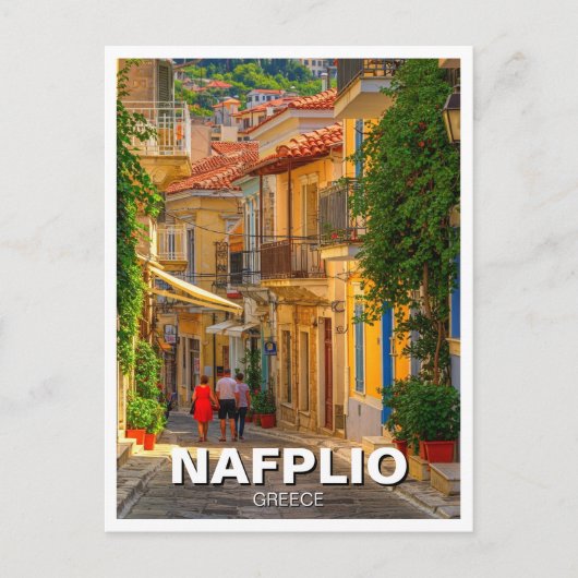 Nafplio Griekenland Reizen Briefkaart (Voorkant)