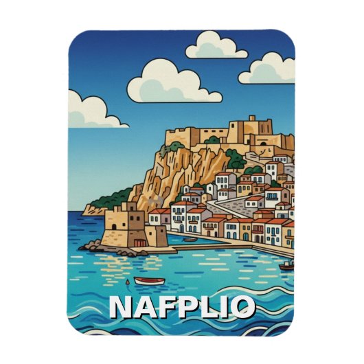 Nafplio Griekenland Reizen Magneet (Verticaal)