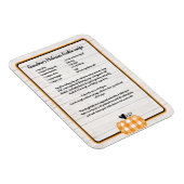 Nafslagluid oranje pompoen wit magneet (Rechterzijde)